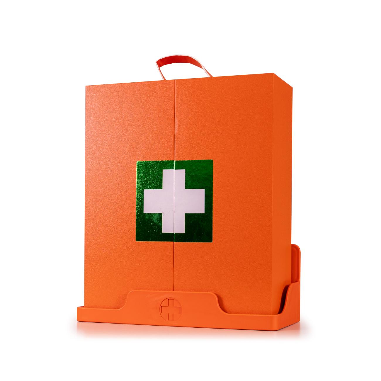 Quick Green Verbandtrommel FSC Karton Oranje A Basis Vulling